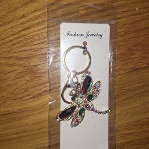 Fashion Jewelry Multicolor Dragonfly Bag Charm